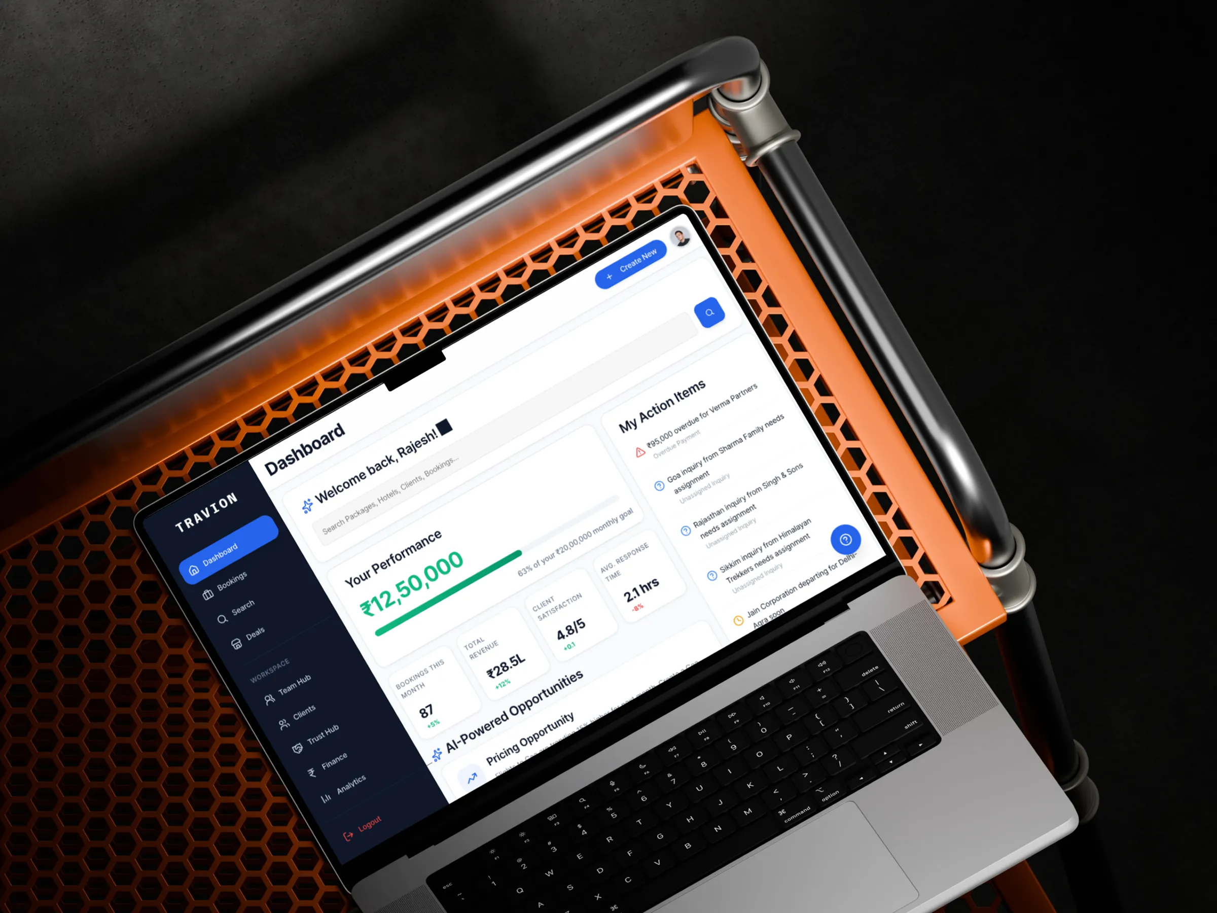Scenic travel destination - Travion Project